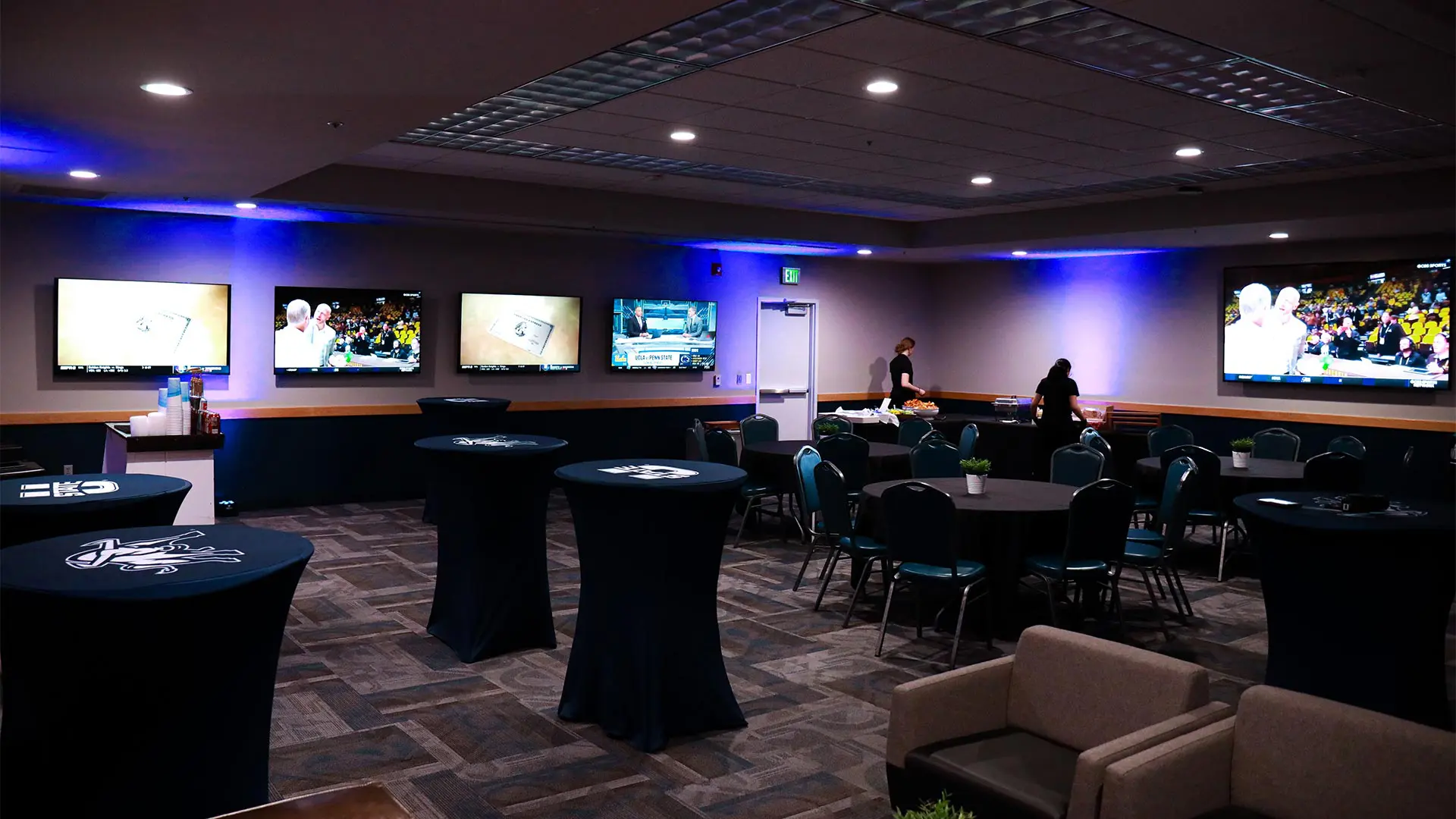 Courtside Club hospitality area